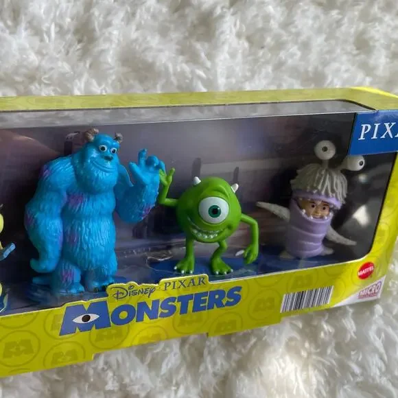 Disney Pixar Monsters Inc 4 piece Action Figures Set Collection NEW Miniature - Picture 4 of 9